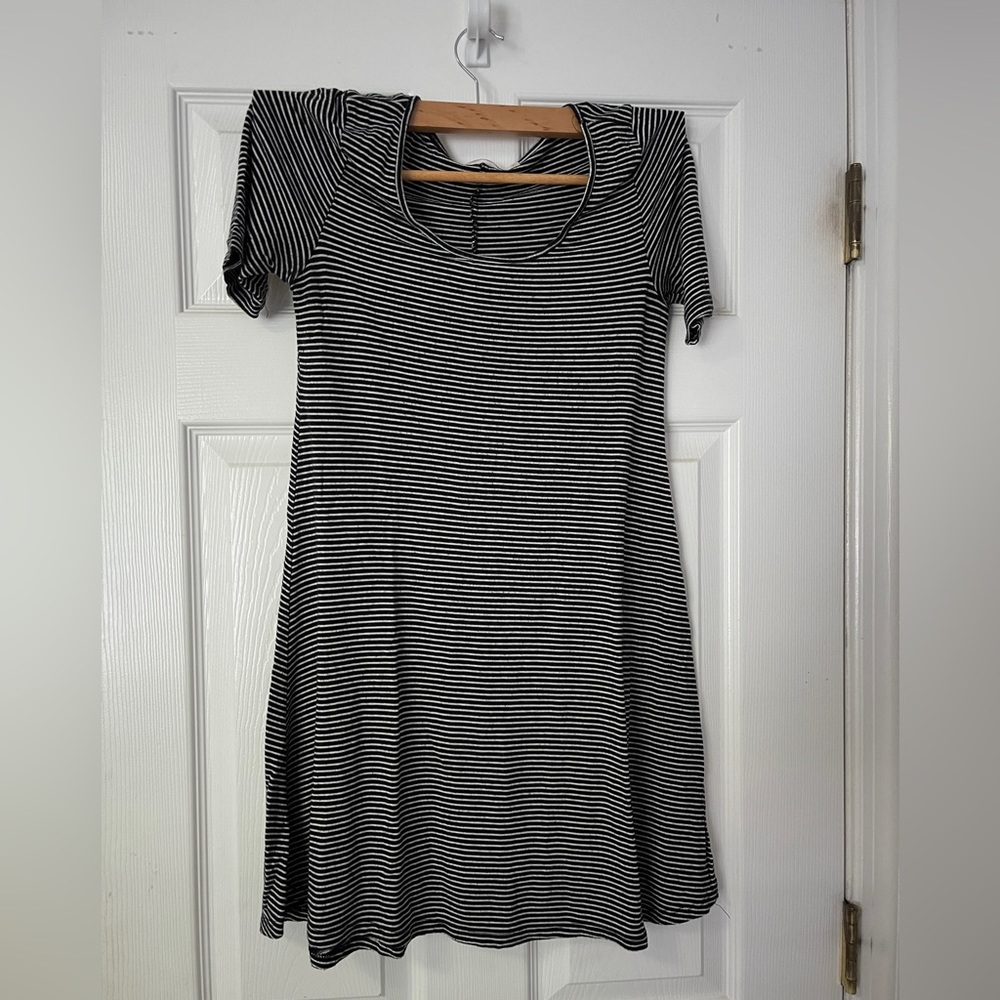 Striped t-shirt dress
